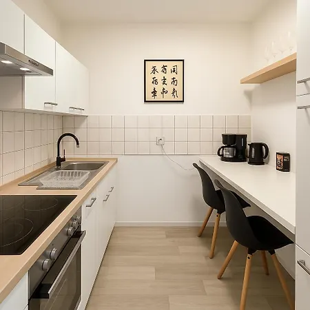 Daire Ideal Fuer Monteure Fully Furnished Halle Saale, 4-6 P *